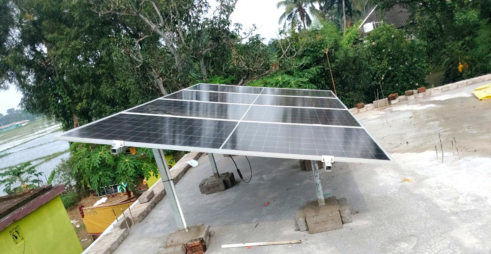 Residential solar project in Basudevpur, Bhadrak, Odisha